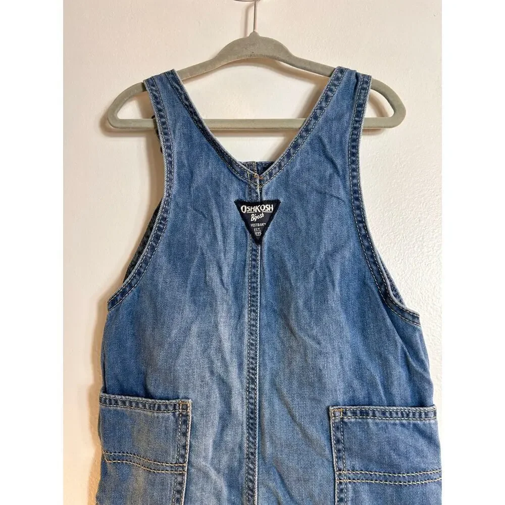 OSHKOSH B’GOSH Unisex Toddler Jean Bib Overalls / Size: 24 Months